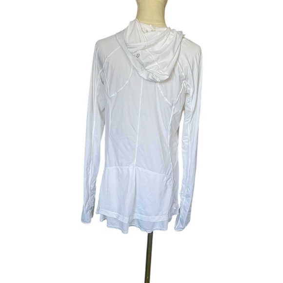 Lululemon Athletics Lululemon Run: In The Sun Pullover White Long Sleeve Sz 8 - Picture 11 of 15